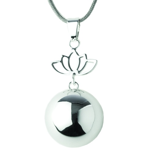[BOLA-VO213] Bola - Babylonia Bola - Silver lotus - One size - COO China - HS 71171900