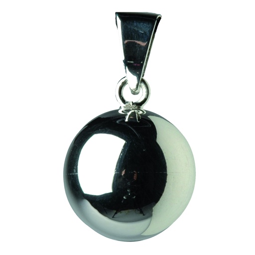 [BOLA-VZ100] Bola - Babylonia Bola - 20 mm plain silverplated - One size - COO Chine - HS71171900