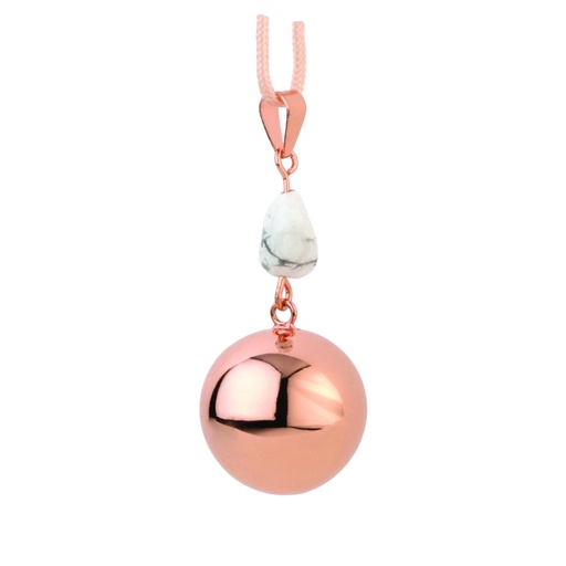 [BOLA-VO208] Bola - Babylonia Bola - Rose Marble Stone - One size - COO China - HS 71171900