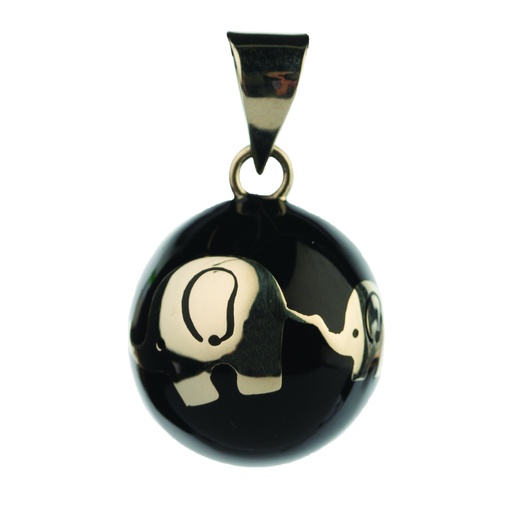 [BOLA-VK990] Bola - Babylonia Bola - Black elephant - One size - COO Mexico - HS 71171900
