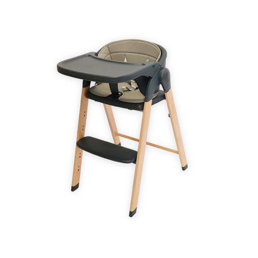 [B710210] Grow With Me High Chair Shady Grey (with PU reducer) - HS94017100 - COO CHINA