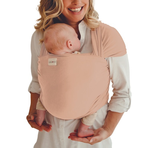 [BATSB-709] Babylonia baby carriers - Tricot-slen bamboo - Apricot Crush - One size